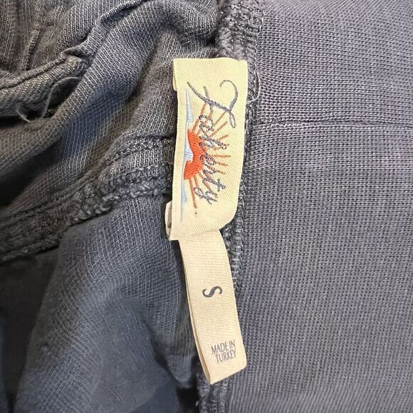 FAHERTY Womens Arlie Blue Shorts Size Small Organic Cotton Linen Blend - Picture 8 of 9